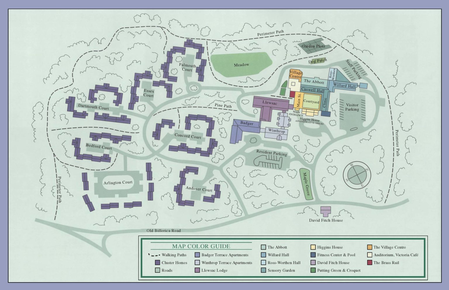 Campus Map - Carleton-Willard Village